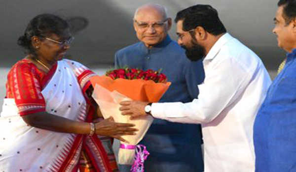 तीन दिवसीय दौरे पर नागपुर पहुंची मुर्मू