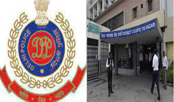 तीस हजारी न्यायालय परिसर में दो गुटों में गोलीबारी