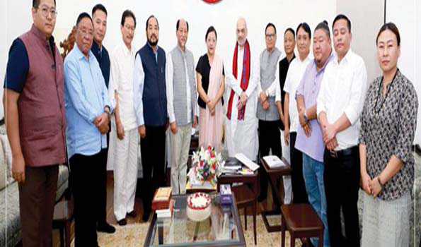 नागालैंड के प्रतिनिधिमंडल ने शाह से मुलाकात की