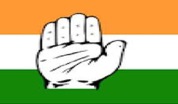 कांग्रेस कार्यकर्ताओं ने राहुल मसले पर किया विरोध- प्रदर्शन