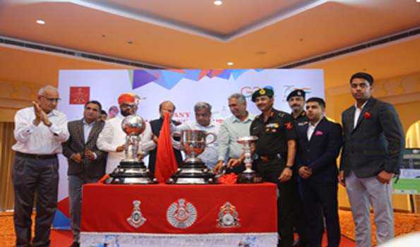 जयपुर में डूरंड कप ट्रॉफी यात्रा को हरी झंडी दिखाकर किया गया रवाना