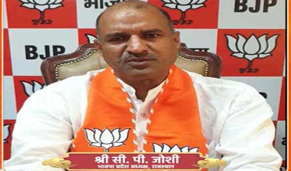 राजस्थान में जनता के पैसों से प्रचार में व्यस्त कांग्रेस सरकार-जोशी