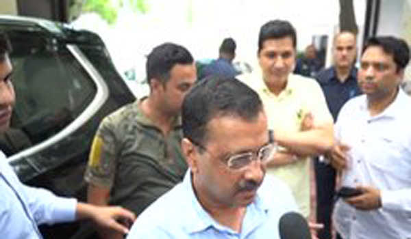 यमुना का जलस्तर घटना शुरू हुआ : केजरीवाल
