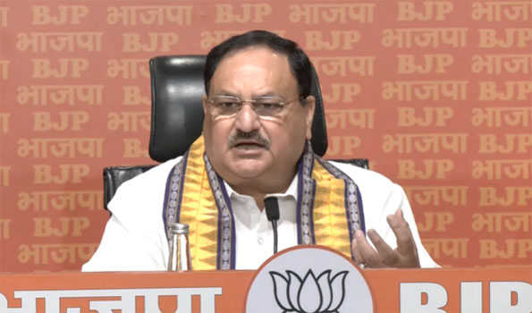 घोटालों पर कार्रवाई से बचने के लिए जुड़ा भानुमति का कुनबा है संप्रग : नड्डा