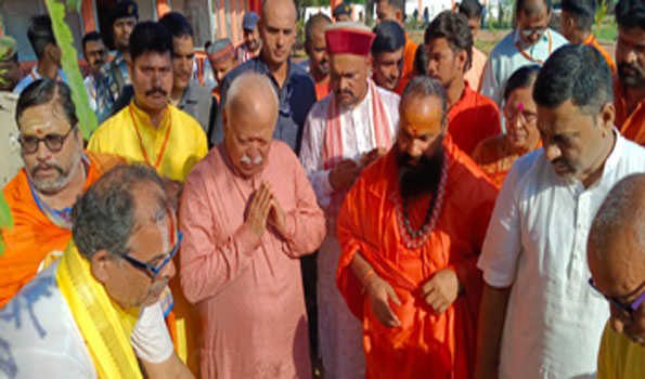 हथियाराम मठ आने पर मैं रिर्चाज हो जाता हूं:भागवत