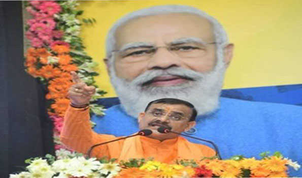 नरेंद्र मोदी की उपस्थिति में होगा भव्य रविदास मंदिर का शिलान्यास: शर्मा