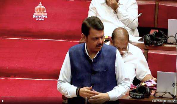 अवैध कारोबार में साथ देने वालों को बख्शा नहीं जाएगाःफड़नवीस