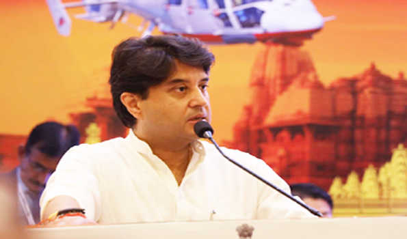 ज्योतिरादित्य ने खजुराहो में हेलीशिखर सम्‍मेलन 2023 और उड़ान 5.2 का उद्घाटन किया