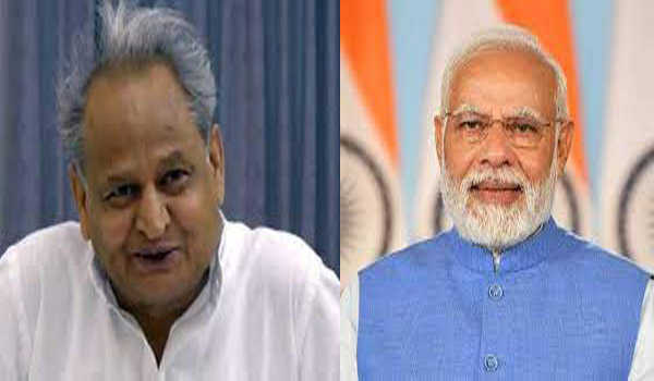 गहलोत ने ट्वीट कर मोदी का किया स्वागत