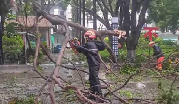 चीन में डोक्सुरी तूफान से आठ लाख से ज्यादा लोग हुये प्रभावित