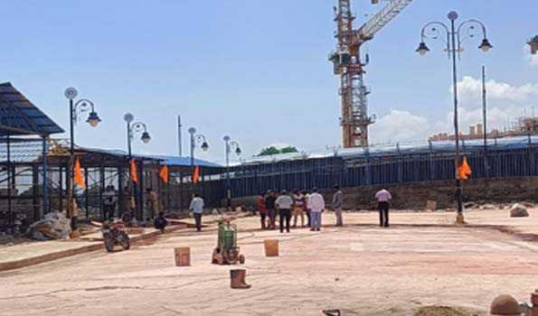 राम मंदिर के निर्माण कार्य के लिए मजदूरों की संख्या बढ़ाई गयी
