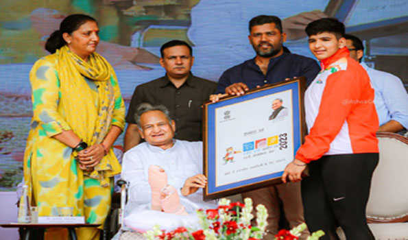 गहलोत ने ग्रामीण एवं शहरी ओलंपिक खेल-2023 की शुरुआत की