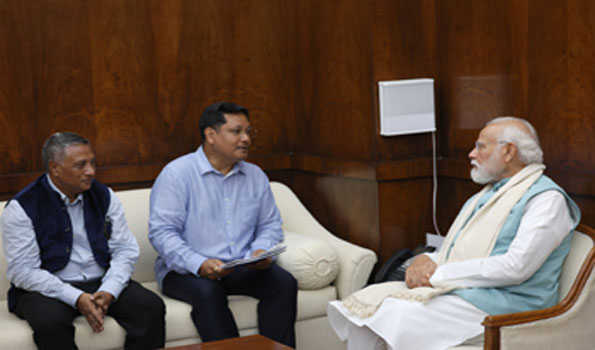 मेघालय के मुख्यमंत्री ने राज्य की महत्वपूर्ण चिंताओं से मोदी को कराया अवगत