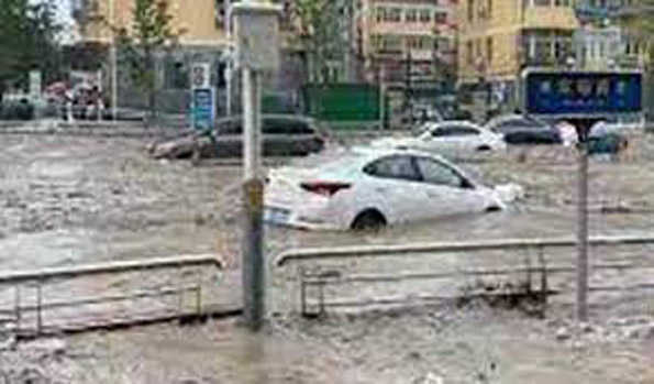चीन के हेबेई में भारी बारिश से अबतक 29 लोगों की मौत