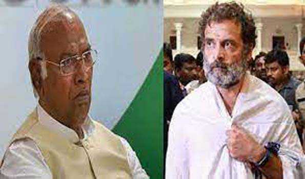 एम्स बनाने को लेकर झूठ बोल रहे हैं मोदी : खड़गे-राहुल