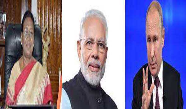 पुतिन ने मुर्मू , मोदी को स्वतंत्रता दिवस की बधाई दी