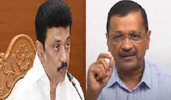 स्टालिन ने केजरीवाल को दी जन्मदिन की शुभकामनाएं