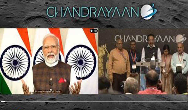 चन्द्रयान-3 की सफलता पर मोदी की  इसरो वैज्ञानिकों को बधाई, कहा भारत की कामयाबी दुनिया की कामयाबी