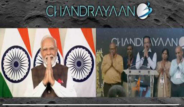 मोदी ने दक्षिण अफ्रीका से वर्चुअली विक्रम को उतरते हुए देखा
