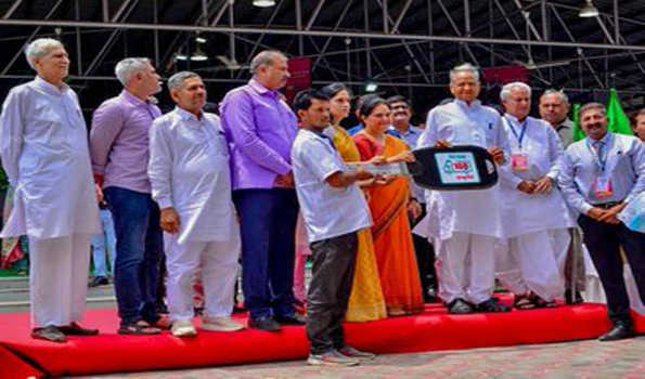 गहलोत ने 442 करोड़ रुपए के 224 कार्यों का किया लोकार्पण एवं शिलान्यास