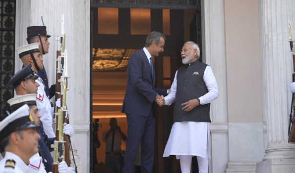 मोदी यूनान के ‘ग्रैंड क्रॉस ऑफ द आर्डर ऑप ऑनर’ से सम्मनित