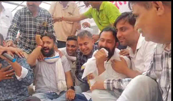 राजस्थान विद्युत तकनीकी कर्मचारी एसोसिएशन का महापड़ाव छठे दिन भी रहा जारी