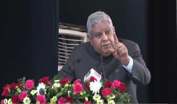 धनखड़ ने आर्थिक और स्वास्थ्य के क्षेत्र में राष्ट्रवाद को बढ़ावा देने पर दिया बल