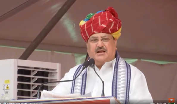 विपक्ष परिवारवाद को बचाने के लिए मोदी को चाहते है हटाना-नड्डा