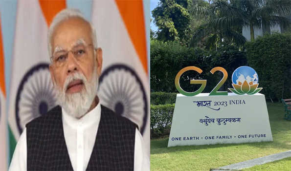 जी 20 शिखर सम्मेलन मानव केंद्रित और समावेशी विकास का नया मार्ग प्रशस्त करेगा: मोदी