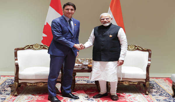 मोदी ने कनाडा में भारत विरोधी गतिविधियों पर ट्रूडो से जतायी गहरी चिंता