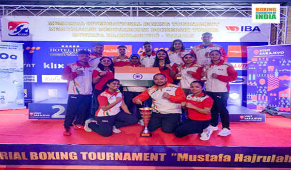 मुस्तफा हाजरुलाहोविक मेमोरियल टूर्नामेंट में भारत के खाते में 10 पदक