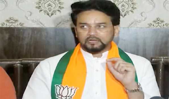 सनातन विरोधियों के खिलाफ राहुल ने नहीं बोला एक भी शब्द : अनुराग ठाकुर