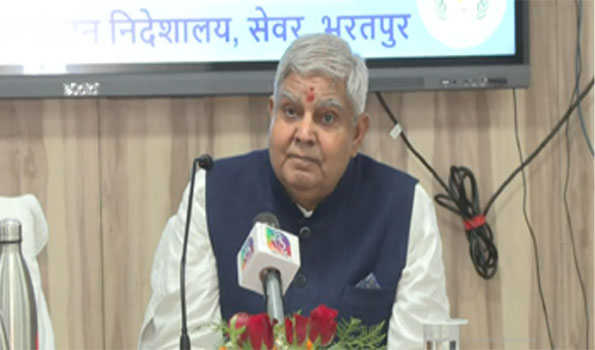 भारत में हुए बड़े विश्वस्तरीय सफल सम्मेलन की आलोचना करना ठीक नहीं: धनखड़