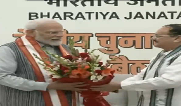 जी-20 के सफल आयोजन पर मोदी का भव्य स्वागत