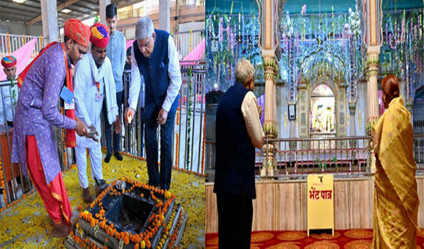 तेजाजी धाम एवं निम्बार्क तीर्थ में दर्शन करके हुआ धन्य: धनखड़