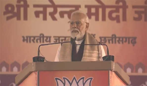 नयी रेल परियोजनाएं छत्तीसगढ़ के विकास में महती कदम: मोदी