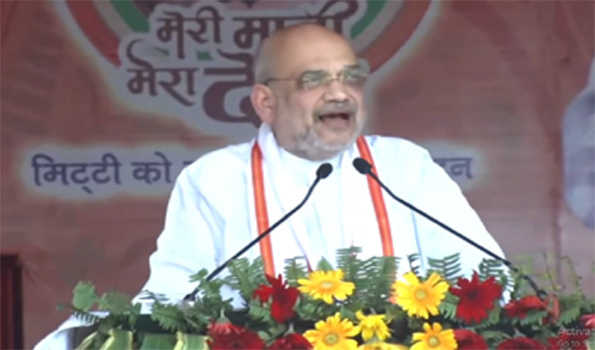 स्वार्थी गठबंधन बिहार को फिर जंगलराज की ओर ले जा रहा : शाह
