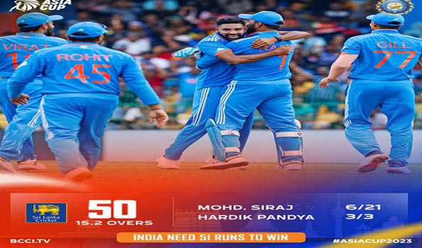 कोलंबो में ‘मिंया मैजिक’ का मैजिक’,श्रीलंका 50 रन पर ढेर