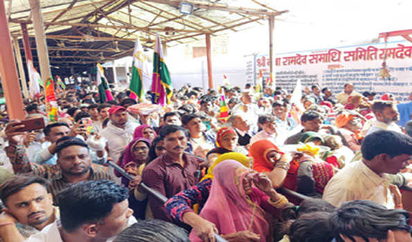 प्रसिद्ध रामदेवरा मेला रविवार को हुआ शुरू