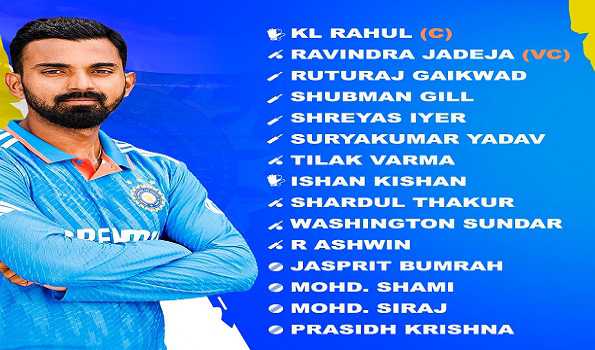 Ashwin returns as India announce squad for first two ODIs against Australia