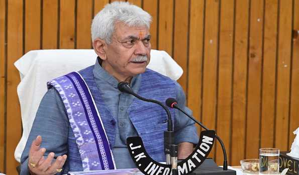 Administration determined to make J&K terror free: Lt Governor Sinha