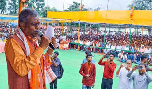आदिवासियों को सबसे ज्यादा लूटने वाली सरकार हेमंत सरकार :बाबूलाल मरांडी