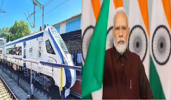 PM Modi flags off nine Vande Bharat Express trains, says these depict new energy of India
