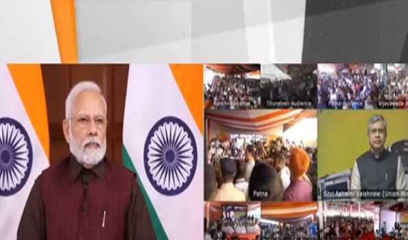 PM unveils 9 Vande Bharat trains via video conferencing