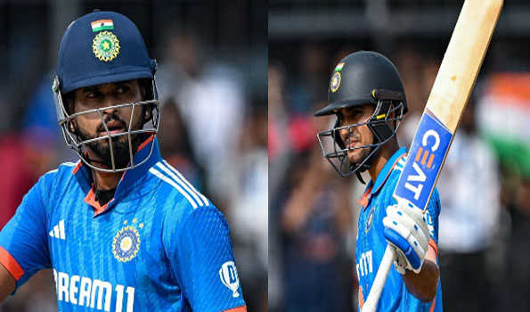 Iyer, Gill slam tons as SKY's hurricane knock propels India to 399/5