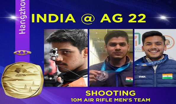 Asiad: Men's 10m air rifle team bags India's first gold