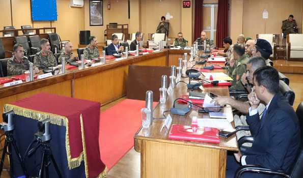 Army's Chinar Corps Commander, J&K DGP co-chair Core Group meeting in Srinagar