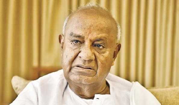Cong destroyed secular parties like JDS: Deve Gowda