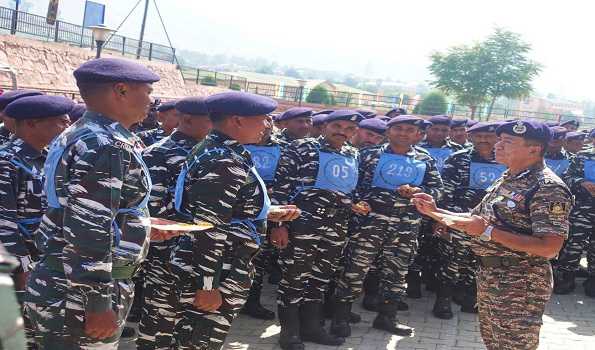 DG CRPF visits Kashmir to assess operational readiness