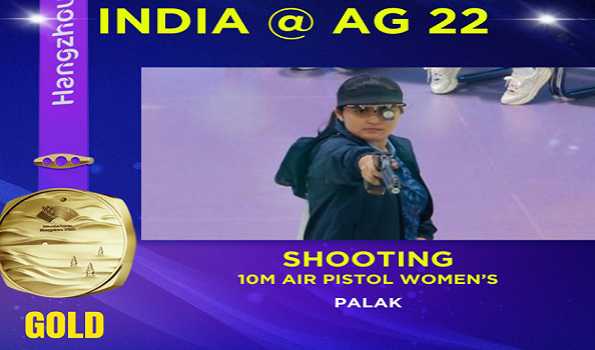 Asiad: Indian shooters bag medals on Day 6 led by Palak with gold